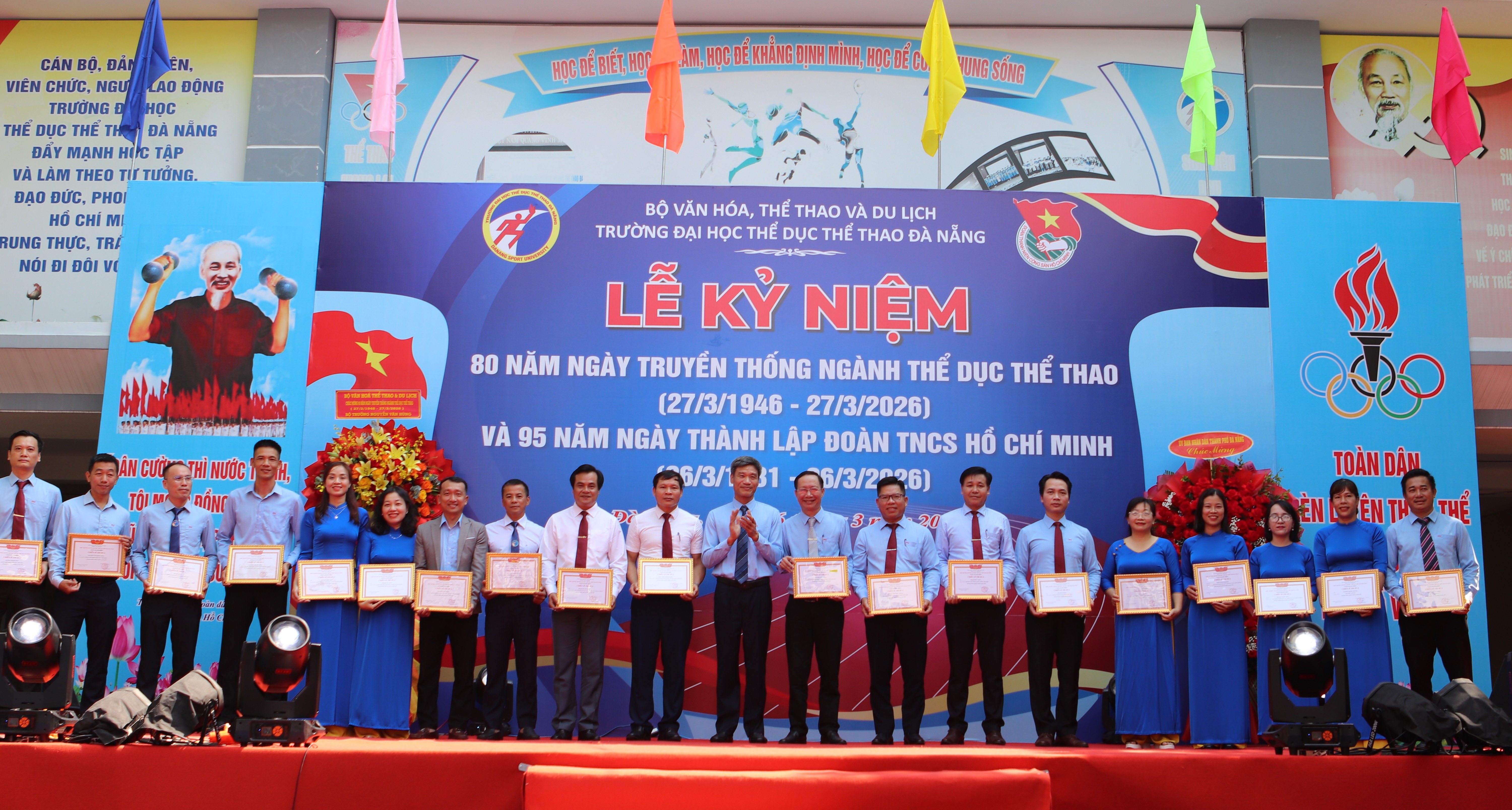 Lễ kỷ niệm 80 năm Ngày truyền thống ngành Thể dục thể thao và 95 năm Ngày thành lập Đoàn TNCS Hồ Chí Minh